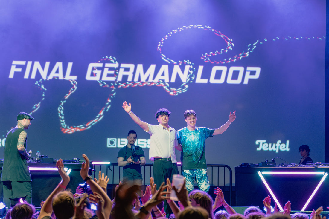 Lennard performing during the Loopstation Finals at the German Beatbox Championship 2026 in Berlin
