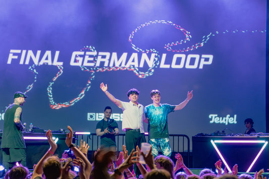 Lennard performing during the Loopstation Finals at the German Beatbox Championship 2026 in Berlin